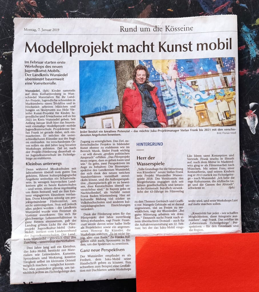 20190107 Der Neue Tag Modellprojekt macht Kunst mobil