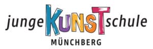 Logo jungeKUNSTschule Münchberg mit a bissl Luft außenrum