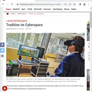 20221018-Frankenpost-Tradition-im-Cyberspace