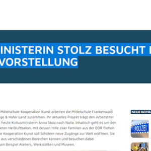 20250314 Anna Stolz in Naila Mittelschulkoop Extra Radio