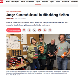 20251021_Frankenpost Junge Kunstschule Münchberg