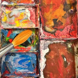 jungeKUNSTschule Münchberg, Motiv: Farbkasten, Bild: Anne Römpp