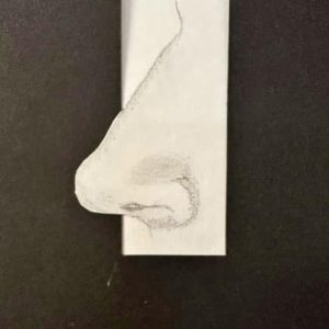 jungeKUNSTschule Münchberg, Motiv: Nase, Bild: Anne Römpp